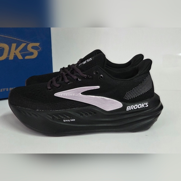 Brooks Glycerin Max Run Walk Neutral Shoes Black/ Purple Mens Size 10 D NEW! main image 4